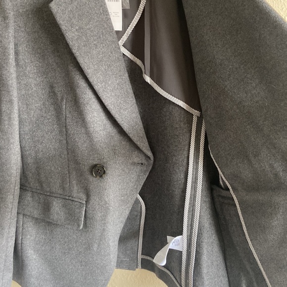 NWT J. Crew wool blend double breasted blazer - Picture 4 of 5